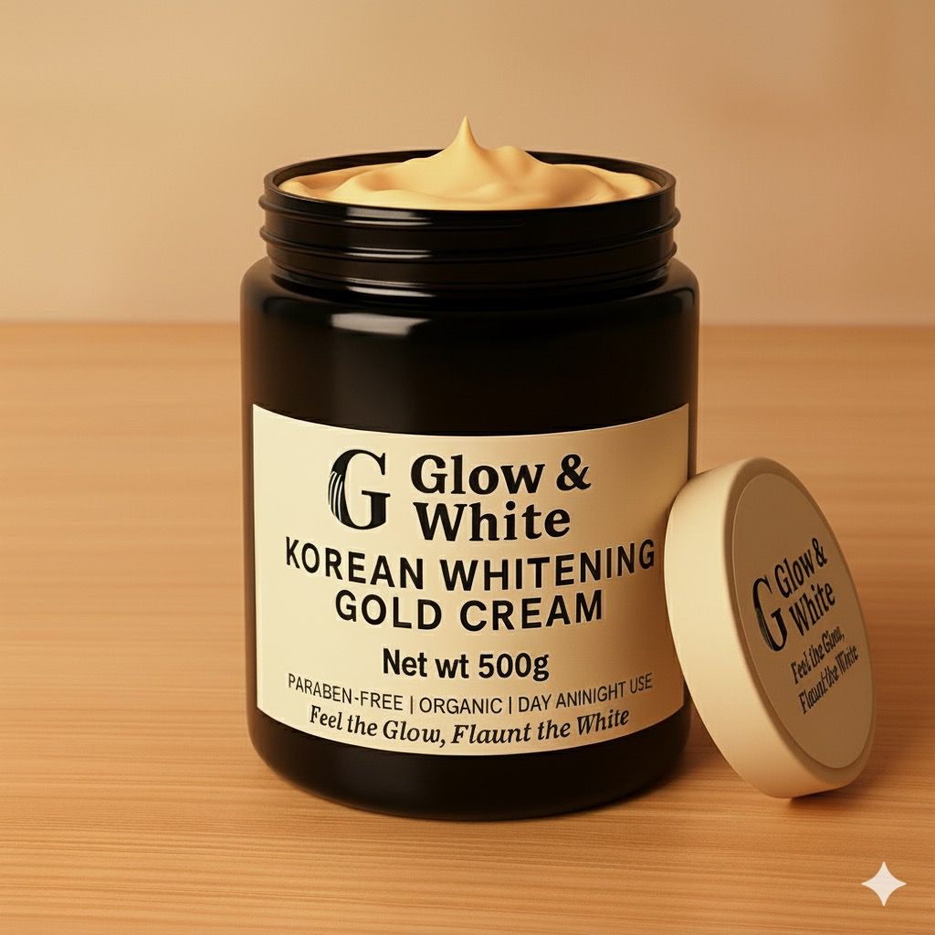 GLOW & WHITE KOREAN GOLD CREAM (Half Kg)